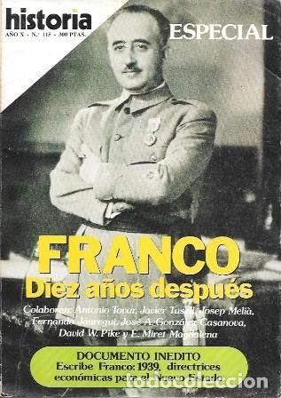 Coleccionismo de Revistas y Peri&oacute;dicos: REVISTA HISTORIA - 16 N&ordm; 115 A&Ntilde;O X - NOVIEMBRE 1985 - A-HISTO16-043