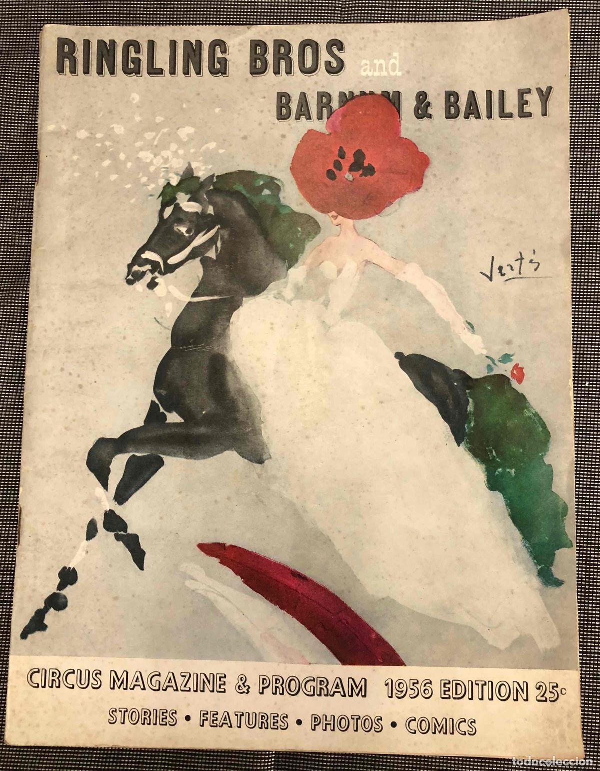 Coleccionismo de Revistas y Peri&oacute;dicos: RINGLING BROS AND BARNUM & BAILEY CIRCUS MAGAZINE & PROGRAM 1956 EDITION