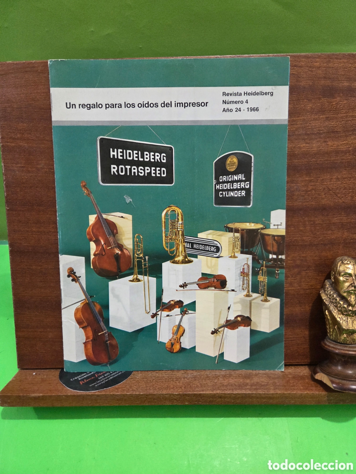 Coleccionismo de Revistas y Peri&oacute;dicos: &rdquo;&rdquo;REVISTA HEIDELBERG&rdquo;&rdquo;...N&Uacute;MERO 4...A&Ntilde;O 24...1966...ORIGINAL HEIDELBERG CYLINDER...
