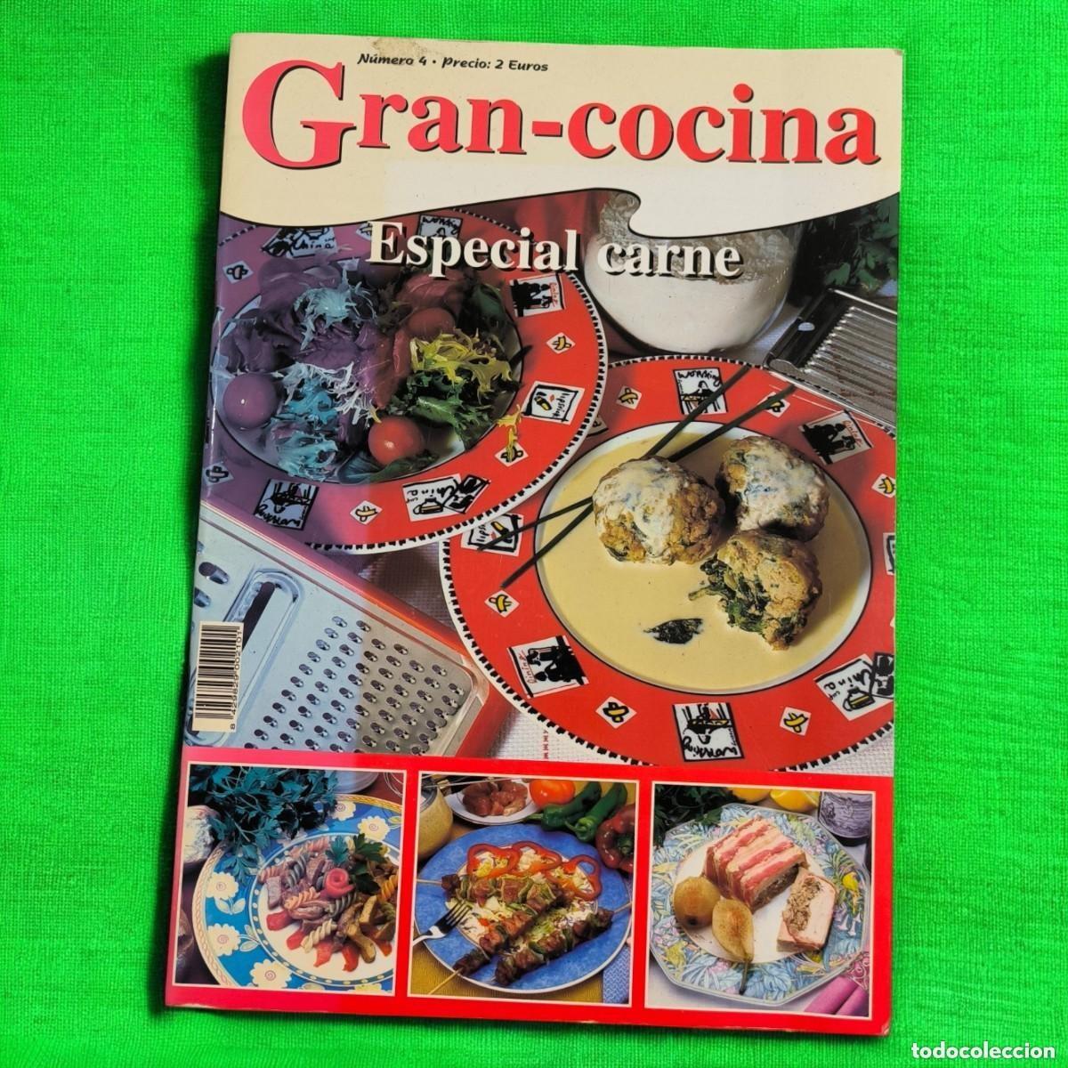 Collezionismo di Riviste e Giornali: Revista Gran-Cocina N&ordm;4 &ndash; Especial Carne | Recetas Cl&aacute;sicas, Ideas y Cocina con Car&aacute;cter