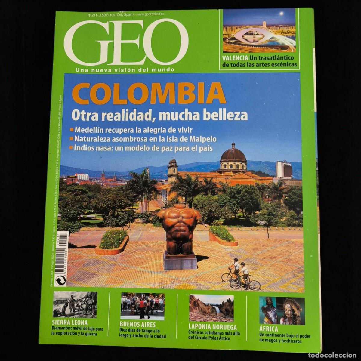 Colecionismo de Revistas e Jornais: Geo N&ordm; 241 - Colombia, Otra Realidad
