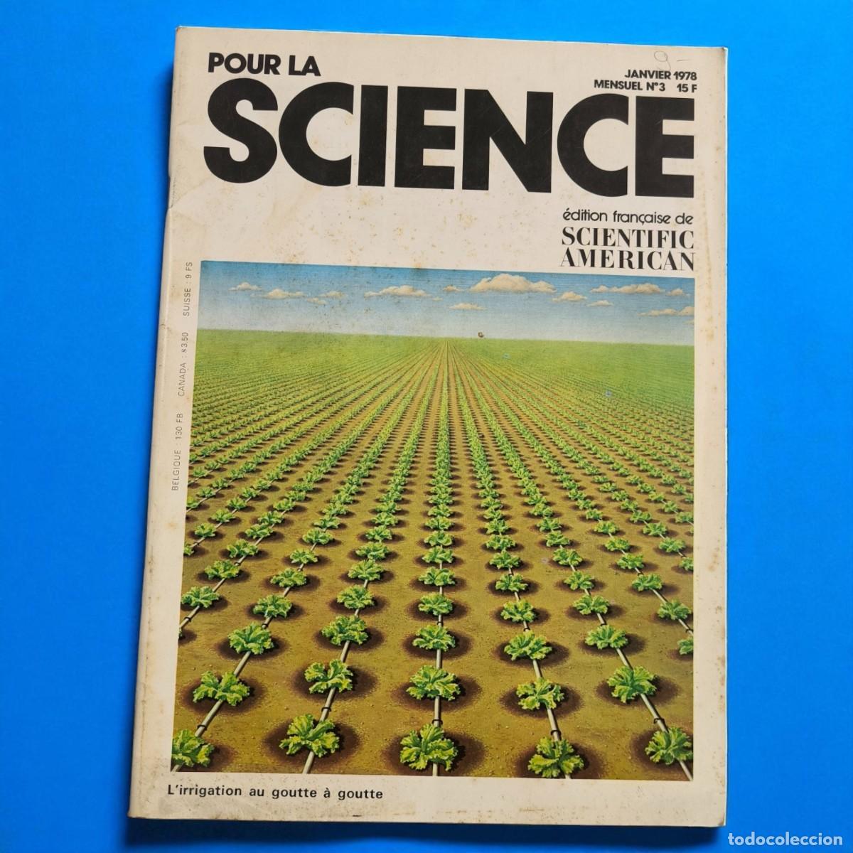 Collectionnisme de Revues et Journaux: Pour La Science N&ordm; 3 &ndash; Edici&oacute;n Francesa De Scientific American &ndash; Enero 1978
