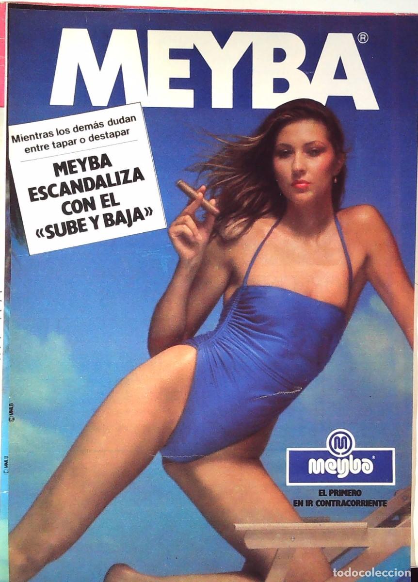 Colecionismo de Revistas e Jornais: 25 anuncio lenceria meyba BA&Ntilde;ADOR ROPA DE BA&Ntilde;O