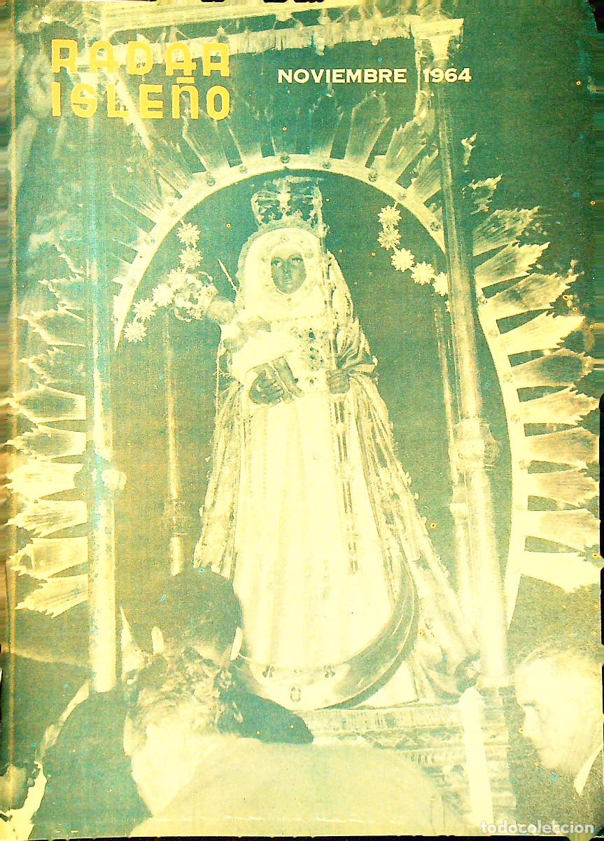 Collectionnisme de Revues et Journaux: REVISTA RELIGIOSA RADAR ISLE&Ntilde;O - NOVIEMBRE 1964 - CANDELARIA - TENERIFE - CANARIAS