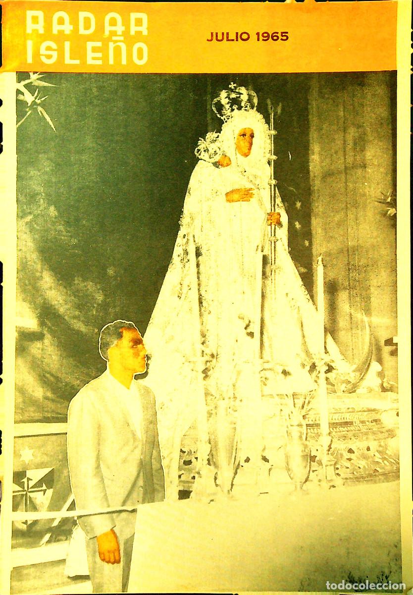 Collectionnisme de Revues et Journaux: REVISTA RELIGIOSA RADAR ISLE&Ntilde;O - JULIO 1965 - A&Ntilde;O IV NUM 39 - CANDELARIA - TENERIFE - CANARIAS