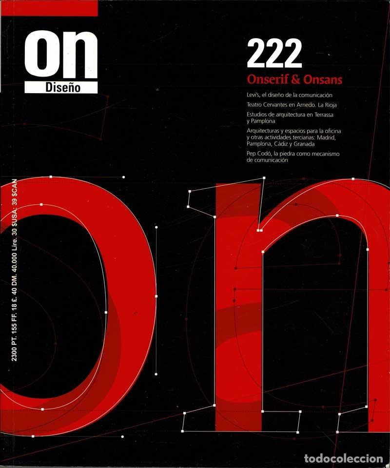 Coleccionismo de Revistas y Peri&oacute;dicos: Revista On Dise&ntilde;o N&ordm; 222