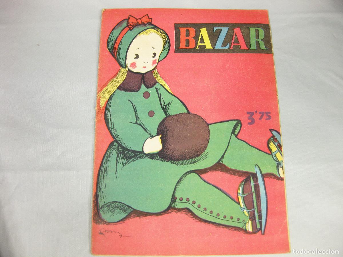 Coleccionismo de Revistas y Peri&oacute;dicos: REVISTA BAZAR DE LA SECCI&Oacute;N FEMENINA DE FALANGE ESPA&Ntilde;OLA TRADICIONALISTA DE LAS JONS N&ordm; 58. 1952