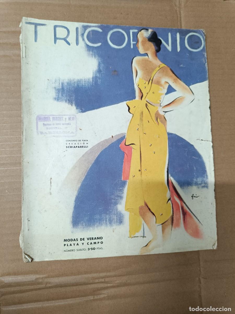 Coleccionismo de Revistas y Peri&oacute;dicos: ANTIGUA REVISTA TRICORNIO, MODAS VERANO PLAYA Y CAMPO, 1935, MODA EPOCA REPUBLICA -P14