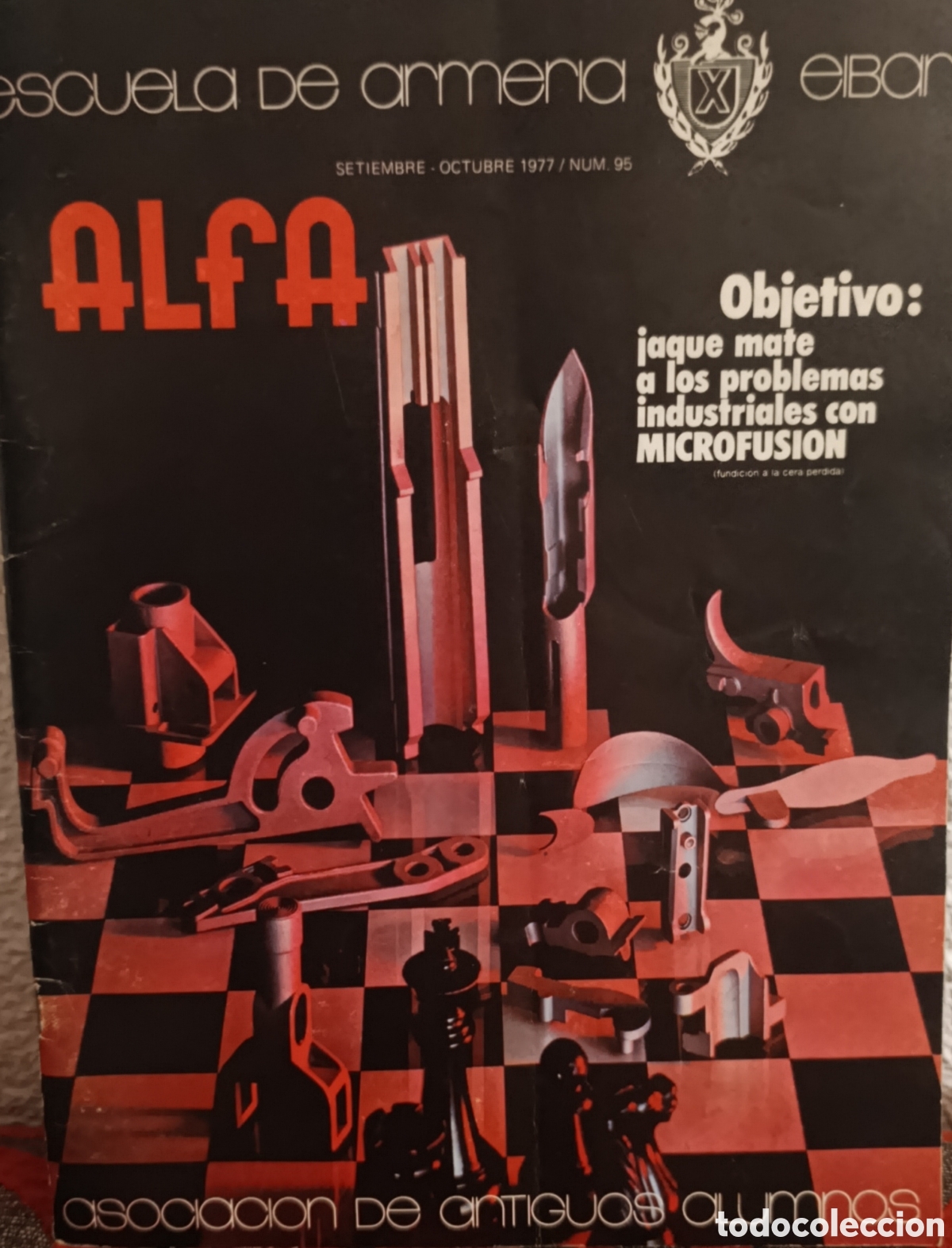 Coleccionismo de Revistas y Peri&oacute;dicos: Revista ALFA - Escuela de Armer&iacute;a de Eibar (1977) - N&uacute;m. 95 - Industrial / Microfusi&oacute;n