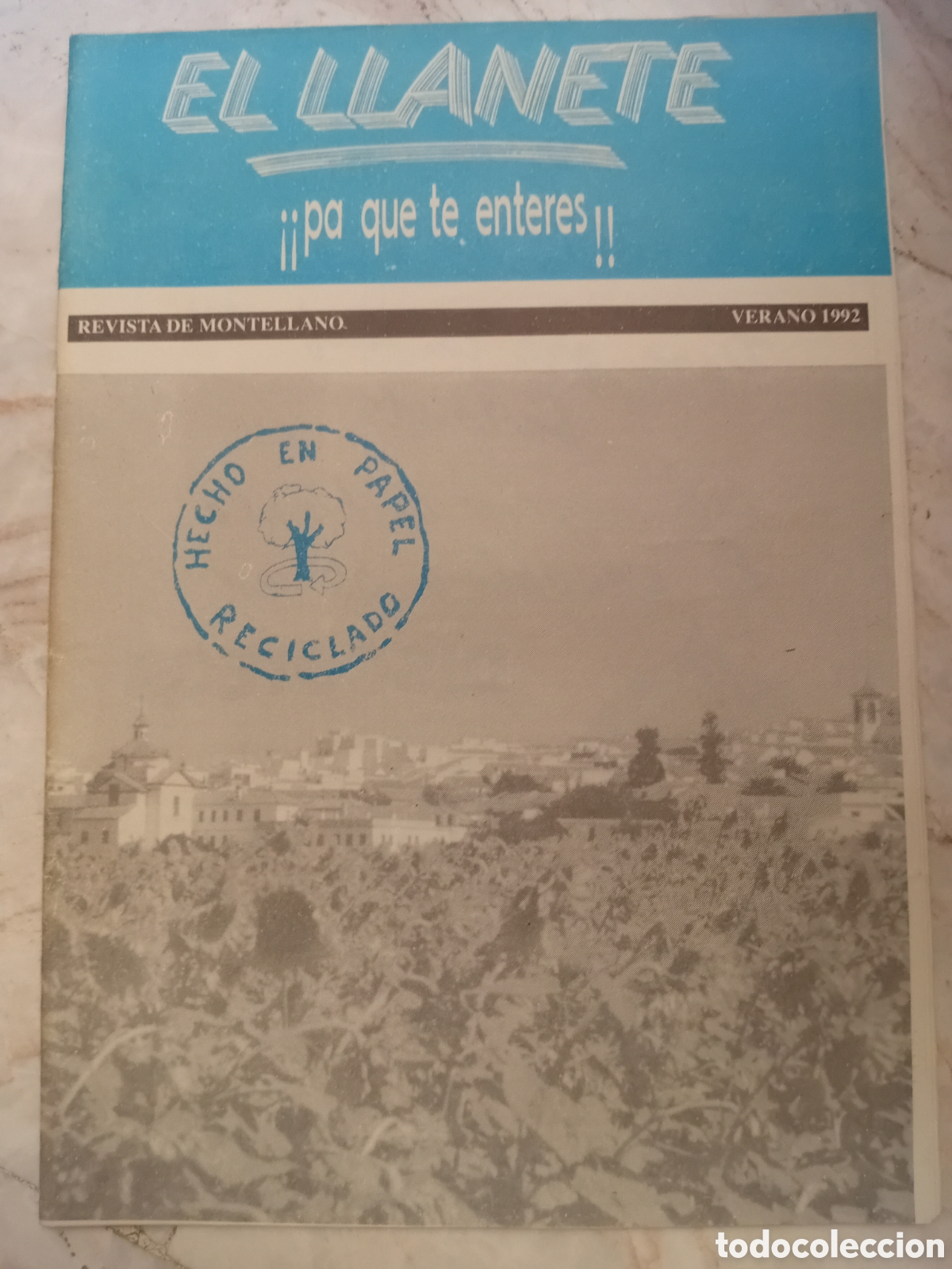 Collection Magazines and Newspapers: Revista &rdquo;El llanete&rdquo; Montellano. 1992