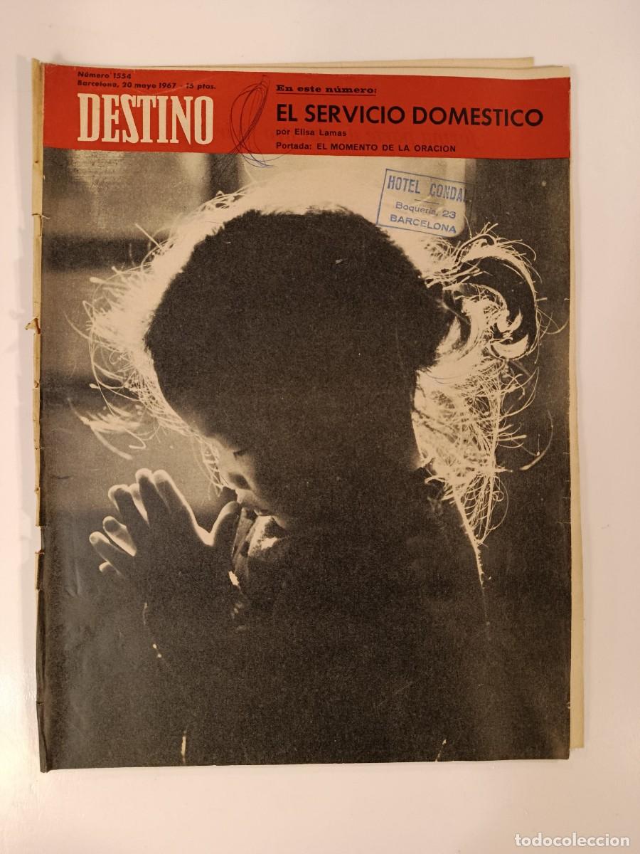 Collectionnisme de Revues et Journaux: DESTINO. PERI&Oacute;DICO 1554. 20 DE MAYO 1967