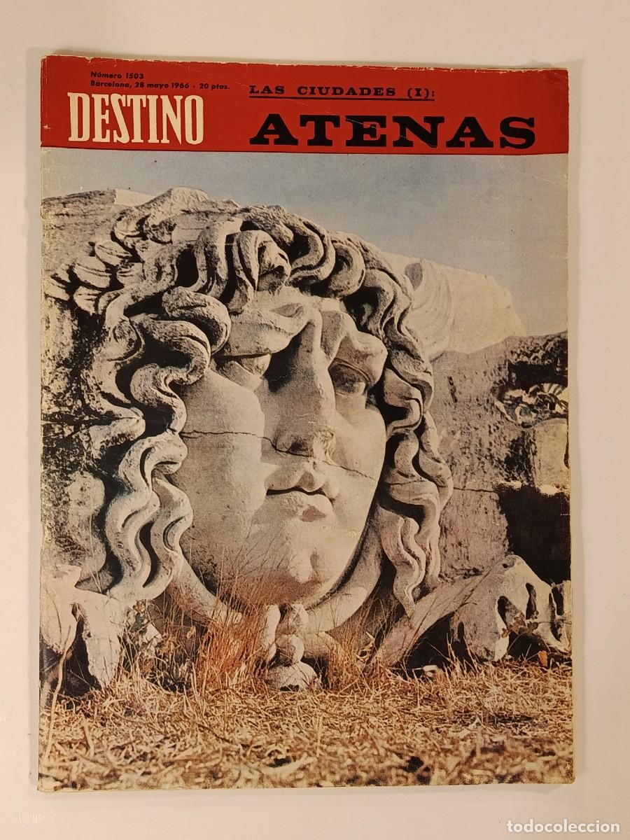 Collectionnisme de Revues et Journaux: DESTINO. PERI&Oacute;DICO 1503. 28 DE MAYO 1966. ATENAS