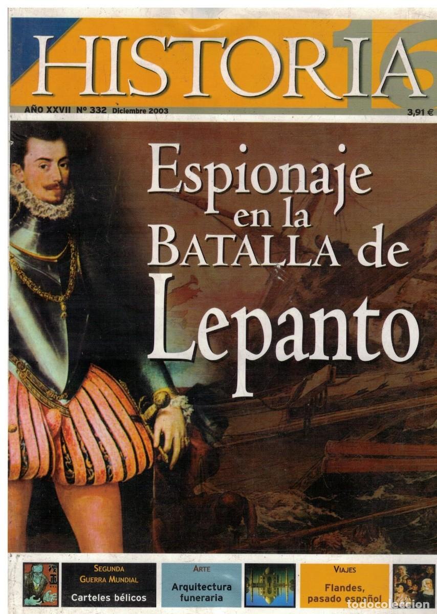 Coleccionismo de Revistas y Peri&oacute;dicos: ESPIONAJE EN LA BATALLA DE LEPANTO. H16HISTO-0034