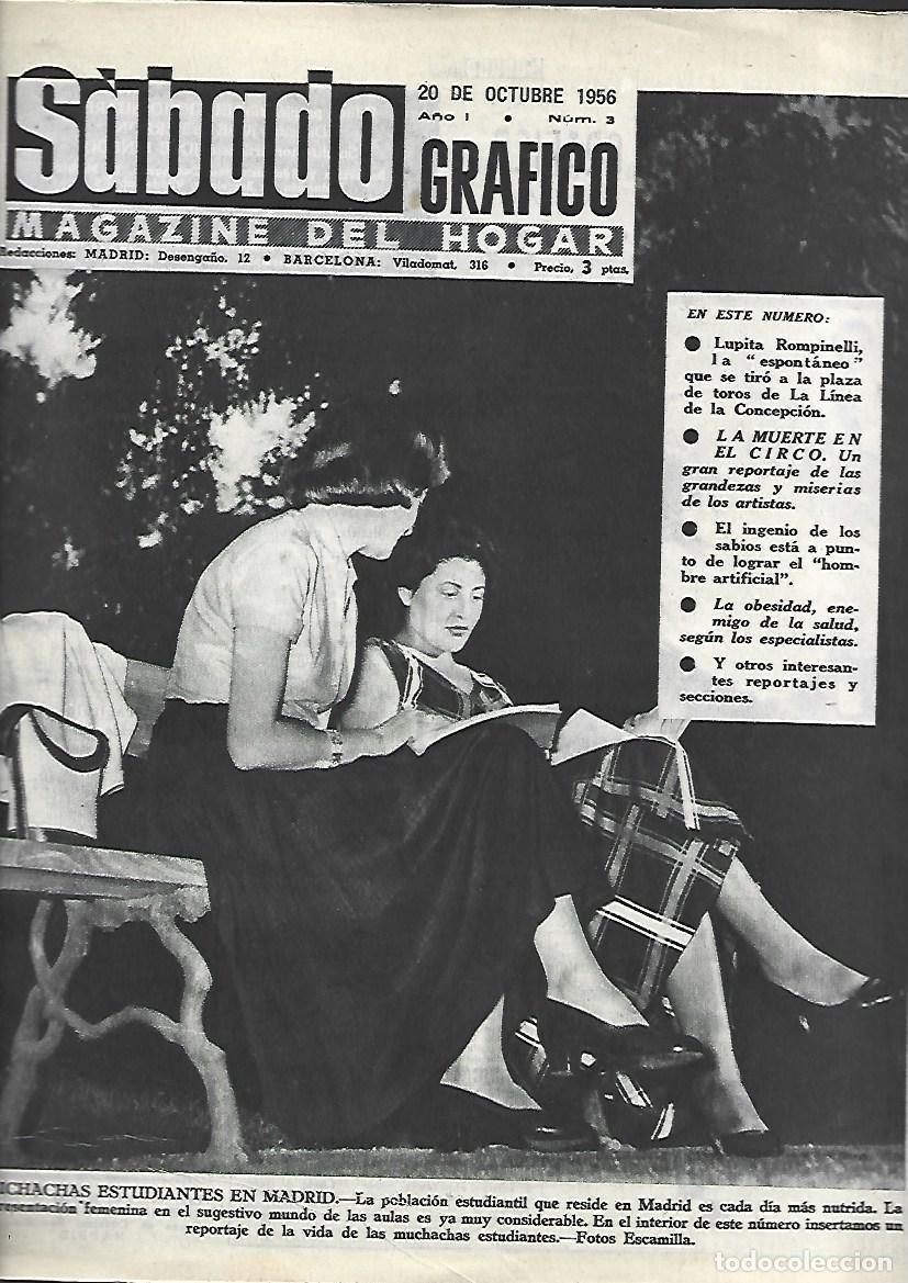 Collection Magazines and Newspapers: S&aacute;bado grafico, n&uacute;mero 3, 1956, buen estado