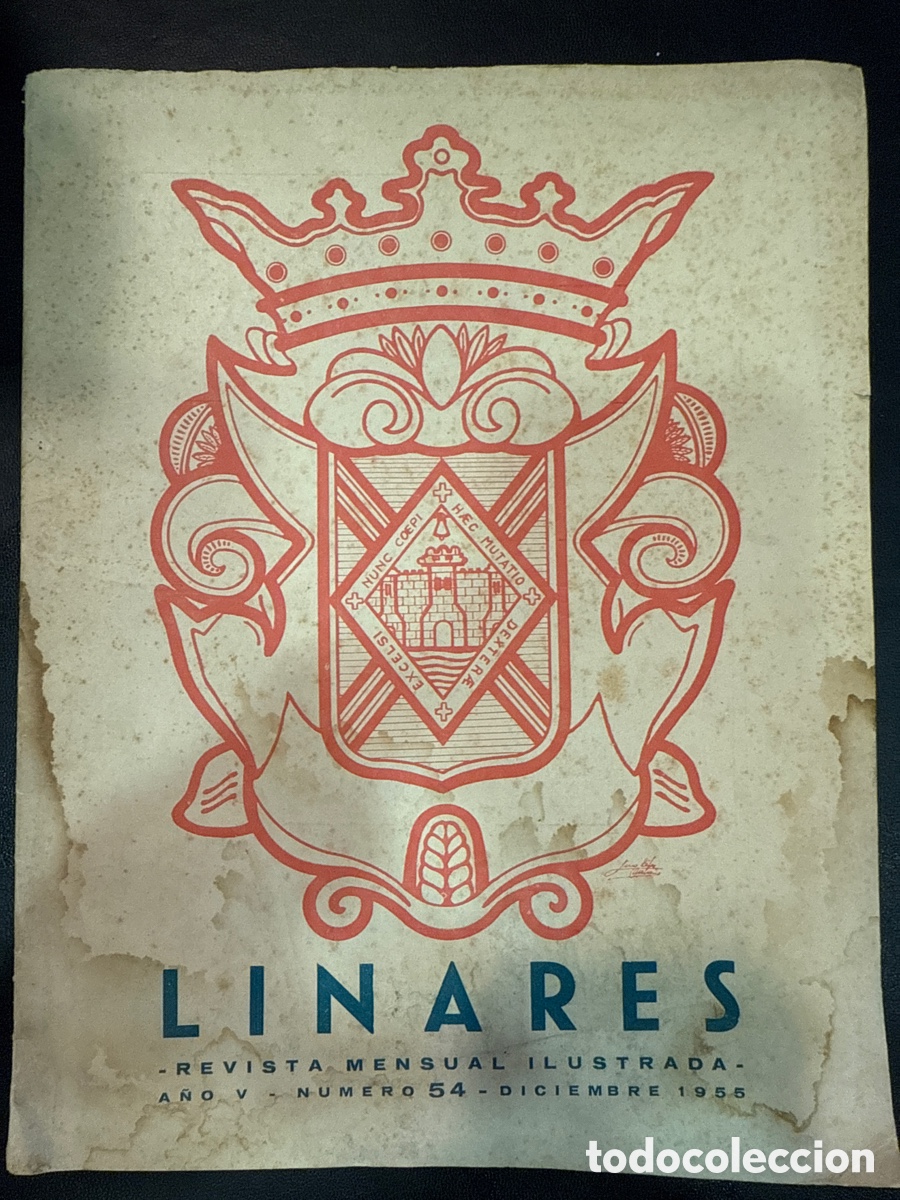 Colecionismo de Revistas e Jornais: LINARES: Revista mensual ilustrada. N&ordm;54, 1955
