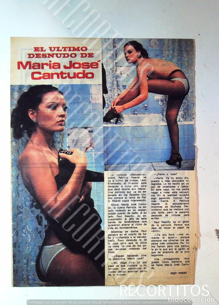 Collezionismo di Riviste e Giornali: MARIA JOSE CANTUDO AL DESNUDO