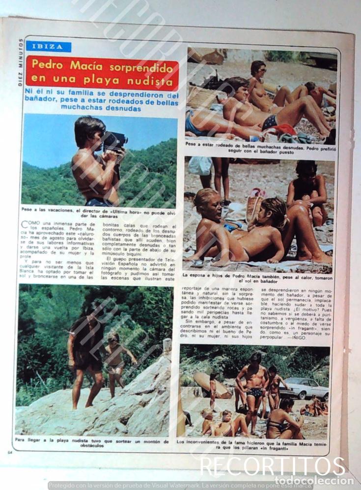 Collezionismo di Riviste e Giornali: PEDRO MACIA EN LA PLAYA
