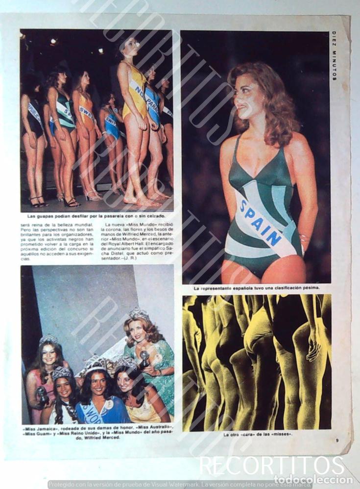 Collezionismo di Riviste e Giornali: WILFRIED MERCED MISS MUNDO WILNELIA MISS ESPA&Ntilde;A