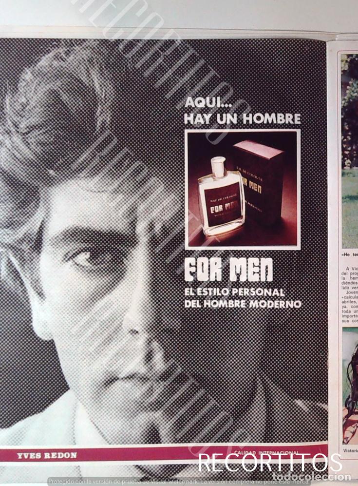 Collezionismo di Riviste e Giornali: YVES REDON FOR MEN ANUNCIO PUBLICIDAD