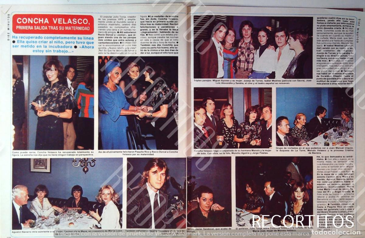 Coleccionismo de Revistas y Peri&oacute;dicos: ROCIOI DURCAL CONCHA VELASCO PAQUITA RICO BEATRIZ ESCUDEO CARMEN DE LA MAZA