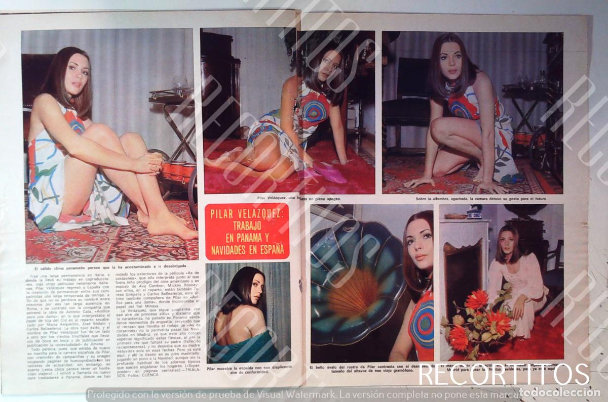 Sammeln von Zeitschriften und Zeitungen: pilar velazques sexy actriz