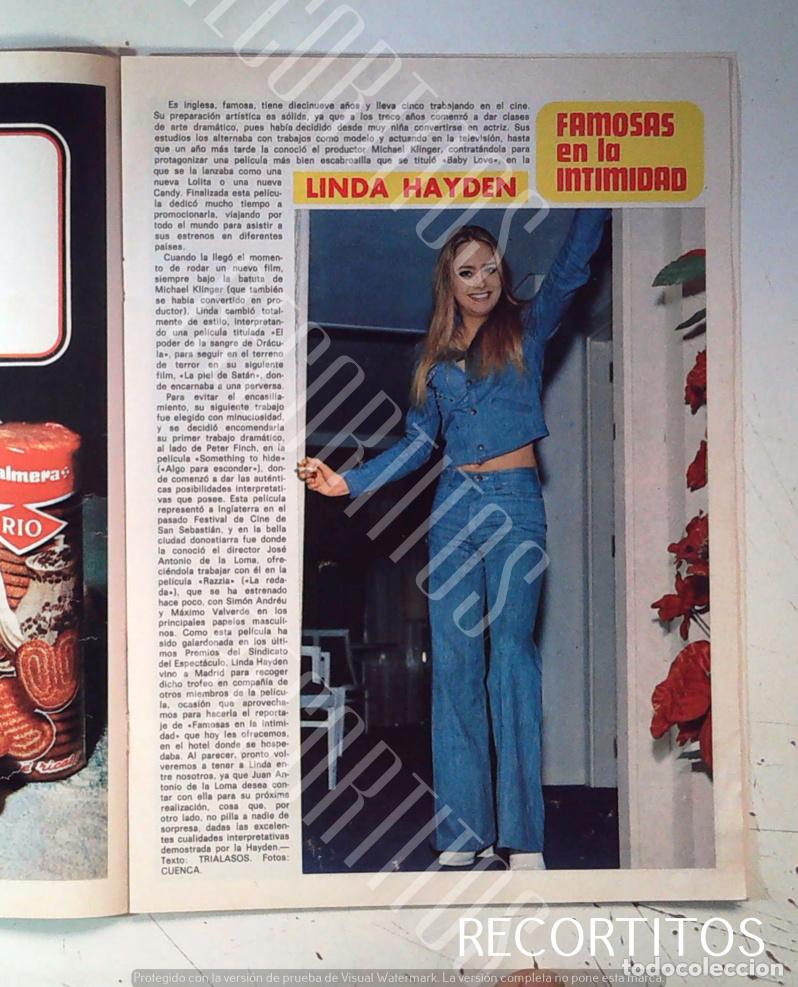 Collectionnisme de Revues et Journaux: LINDA HAYDEN LYNDA en la intimidad