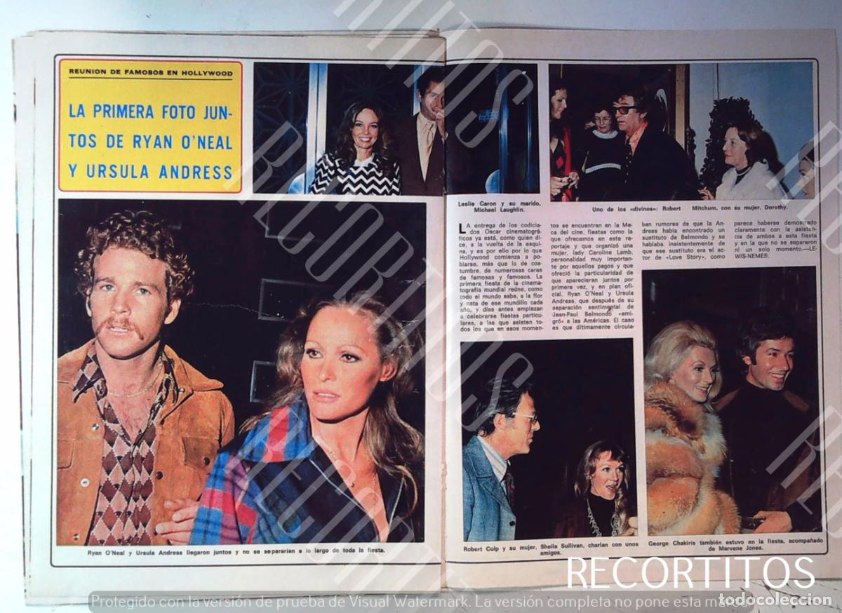 Coleccionismo de Revistas y Peri&oacute;dicos: ursula andress leslie caron robert mitchum george chakiris robert culp ryan o'neal