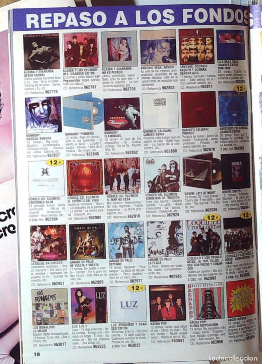 Coleccionismo de Revistas y Peri&oacute;dicos: alaska y dinarama fangoria heroes del silencio enrique bunbury dinarama luz casal loquillo