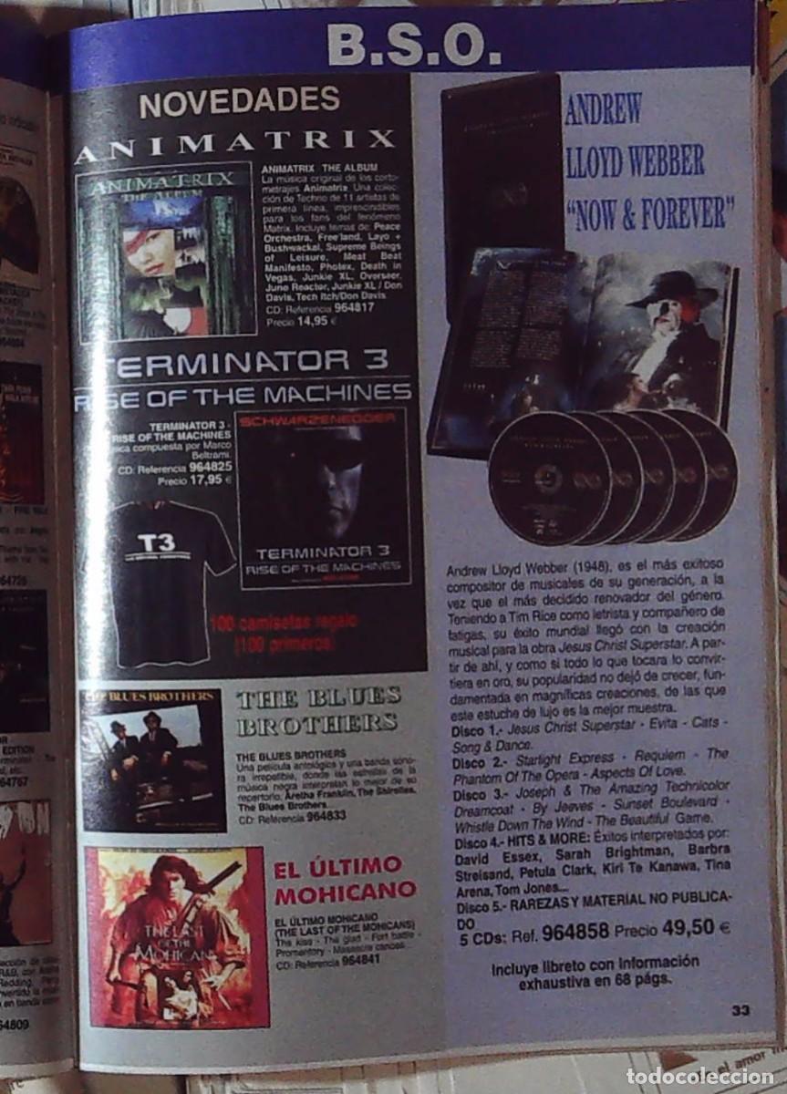 Collectionnisme de Revues et Journaux: andrew lloyd weber terinator arnold schwerzenagger animatrix blues brothers