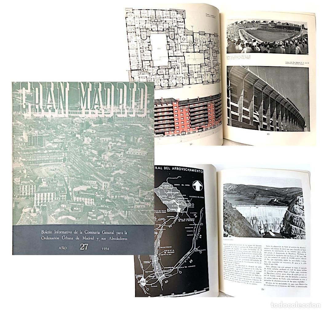 Colecionismo de Revistas e Jornais: Urbanizaci&oacute;n Vallehermoso. Aprovechamiento del Jarama (1954) Planos Fotos Gran Madrid n&ordm; 27 :
