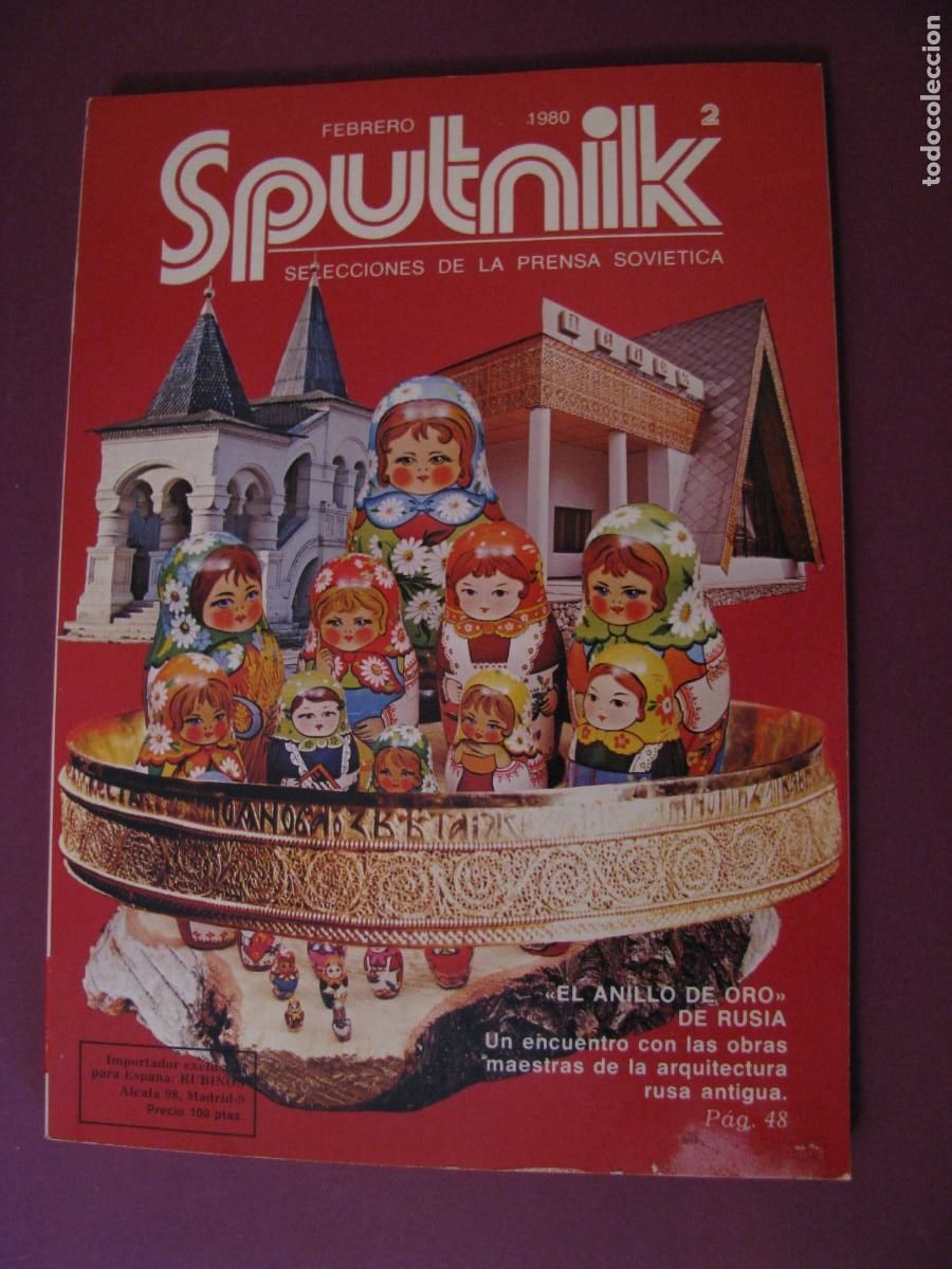 Coleccionismo de Revistas y Peri&oacute;dicos: REVISTA SPUTNIK, URSS. SELECCIONES DE LA PRENSA SOVIETICA. N&ordm; 2 FEBRERO 1980. BUEN ESTADO