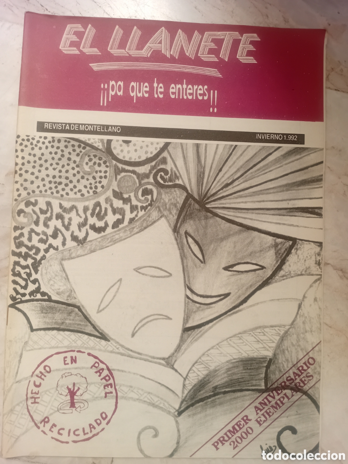 Coleccionismo de Revistas y Peri&oacute;dicos: REVISTA EL LLANETE. INVIERNO 1992