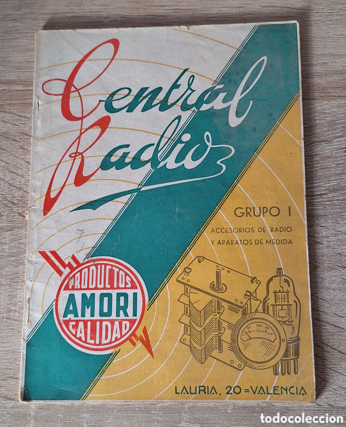 Coleccionismo de Revistas y Peri&oacute;dicos: Cat&aacute;logo Central Radio - Accesorios y Aparatos Radios - Valencia -