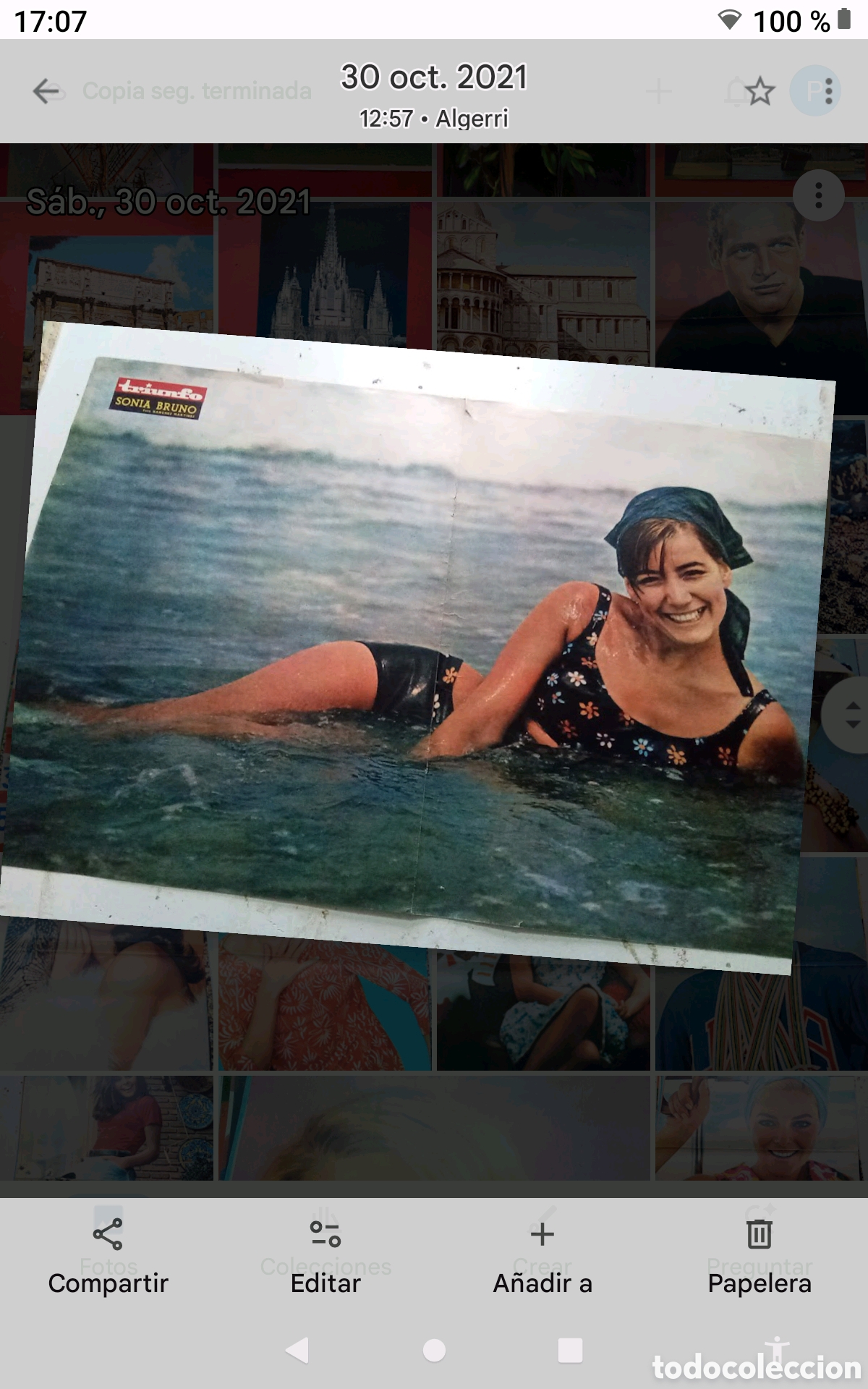 Coleccionismo de Revistas y Peri&oacute;dicos: . SONIABBRUNO.- P&Oacute;STER REVISTA TRIUNFO . DOBLE P&Aacute;GINA (33X52). A&Ntilde;OS 60