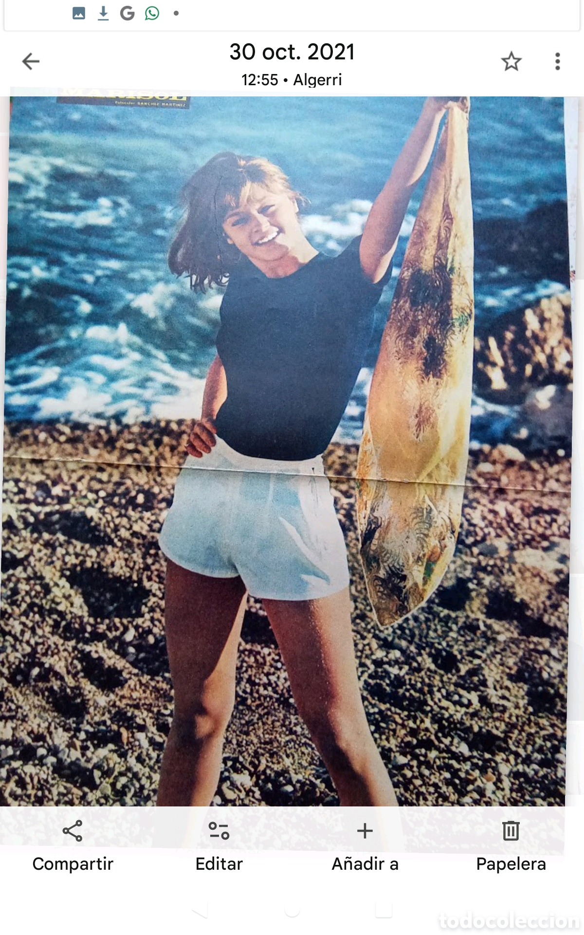 Coleccionismo de Revistas y Peri&oacute;dicos: . .-MAISOL P&Oacute;STER REVISTA TRIUNFO . DOBLE P&Aacute;GINA (33X52). A&Ntilde;OS 60