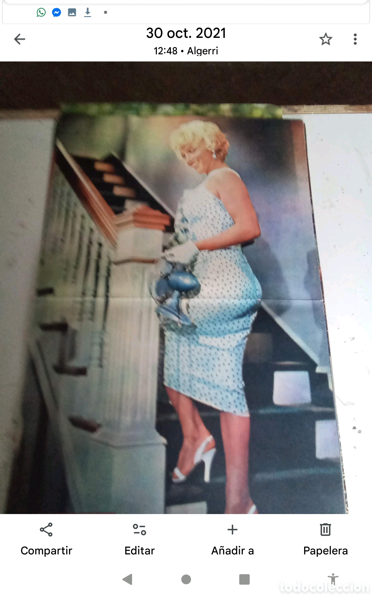 Collectionnisme de Revues et Journaux: . .MARILYN MONROE - P&Oacute;STER REVISTA TRIUNFO . DOBLE P&Aacute;GINA (33X52). A&Ntilde;OS 60