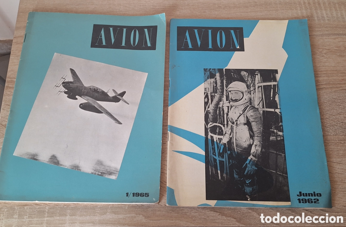 Coleccionismo de Revistas y Peri&oacute;dicos: Pareja de Revistas Avi&oacute;n - Aviones - A&ntilde;os 60 -