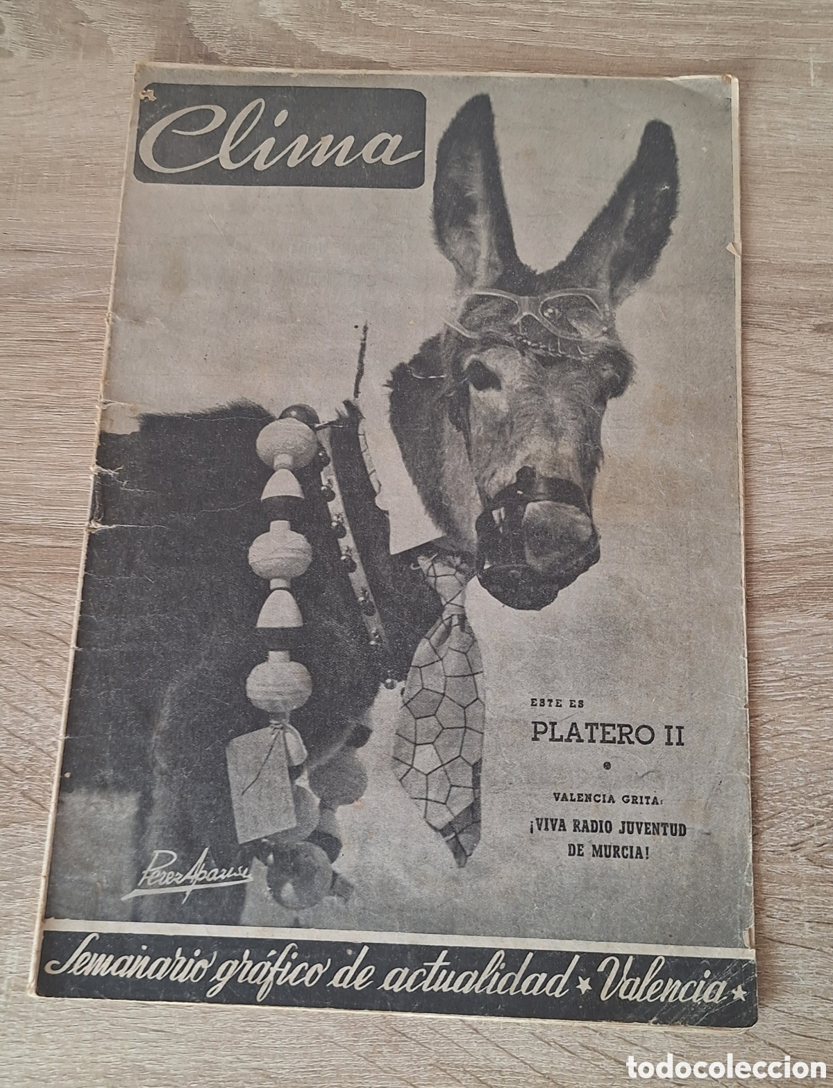 Sammeln von Zeitschriften und Zeitungen: Revista Clima - Semanario Gr&aacute;fico Valencia - Especial Riada 1957 - Fotograf&iacute;as P&eacute;rez Aparisi -