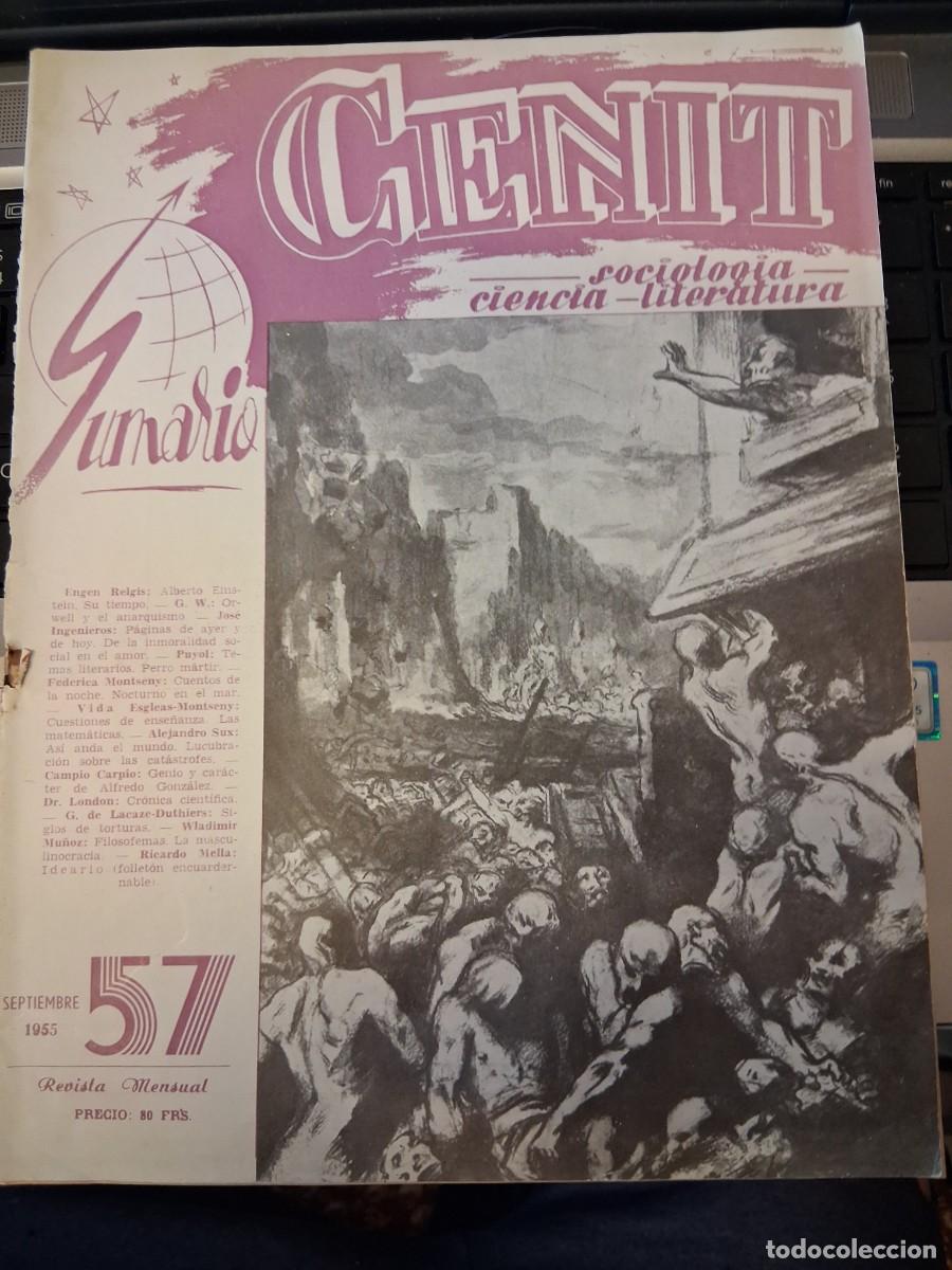 Collection Magazines and Newspapers: CENIT(revista libertaria) n&ordm; 57 septiembre 1955 &ldquo;Alberto Einstein su tiempo II por Eugen Relgis&rdquo;,