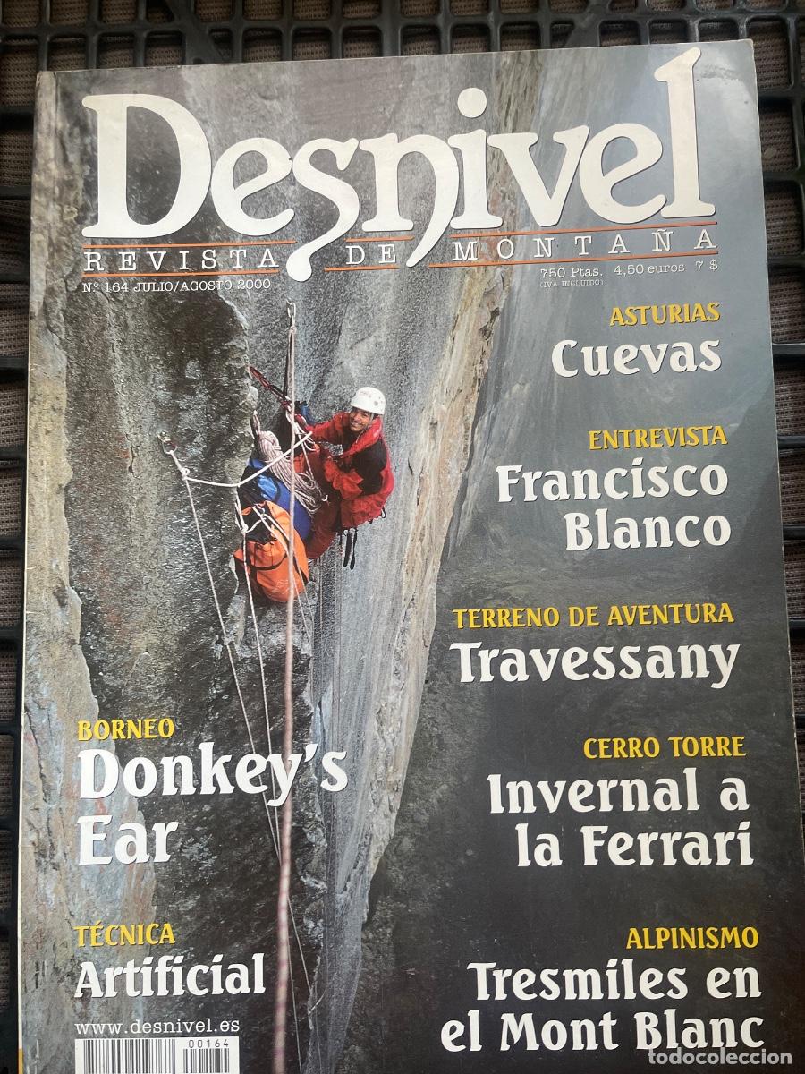 Sammeln von Zeitschriften und Zeitungen: Revista DESNIVEL N&ordm; 164 (A&ntilde;o 2000) - Alpinismo Mont Blanc, Cerro Torre e Invierno en Asturias