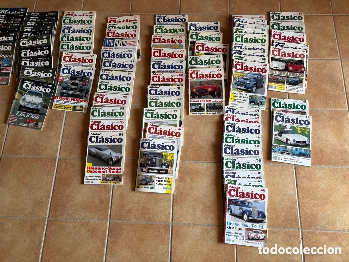 Coleccionismo de revistas y peri&oacute;dicos: Motor cl&aacute;sico lote variado