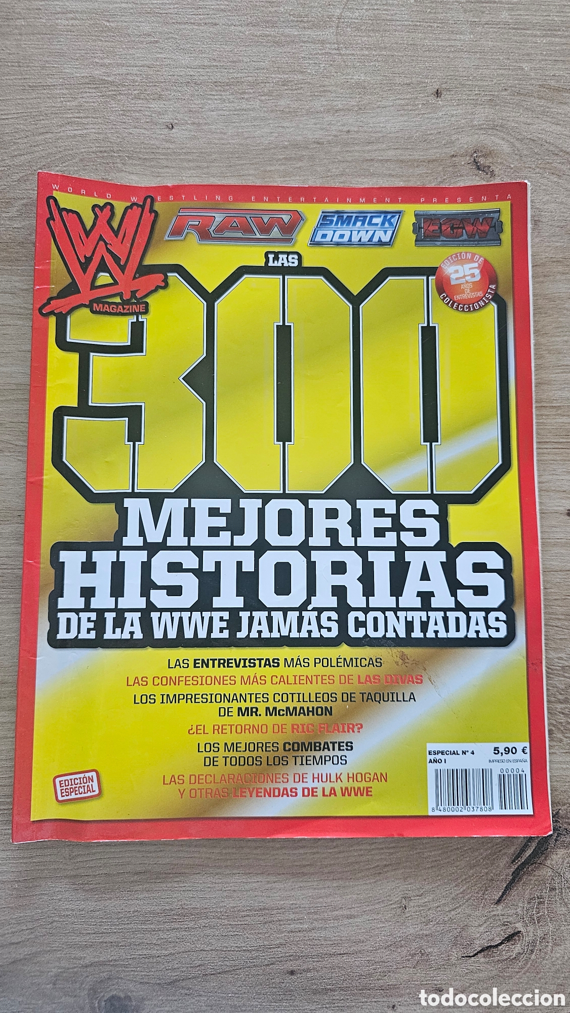 Coleccionismo de revistas y peri&oacute;dicos: Revista WWE especial 4