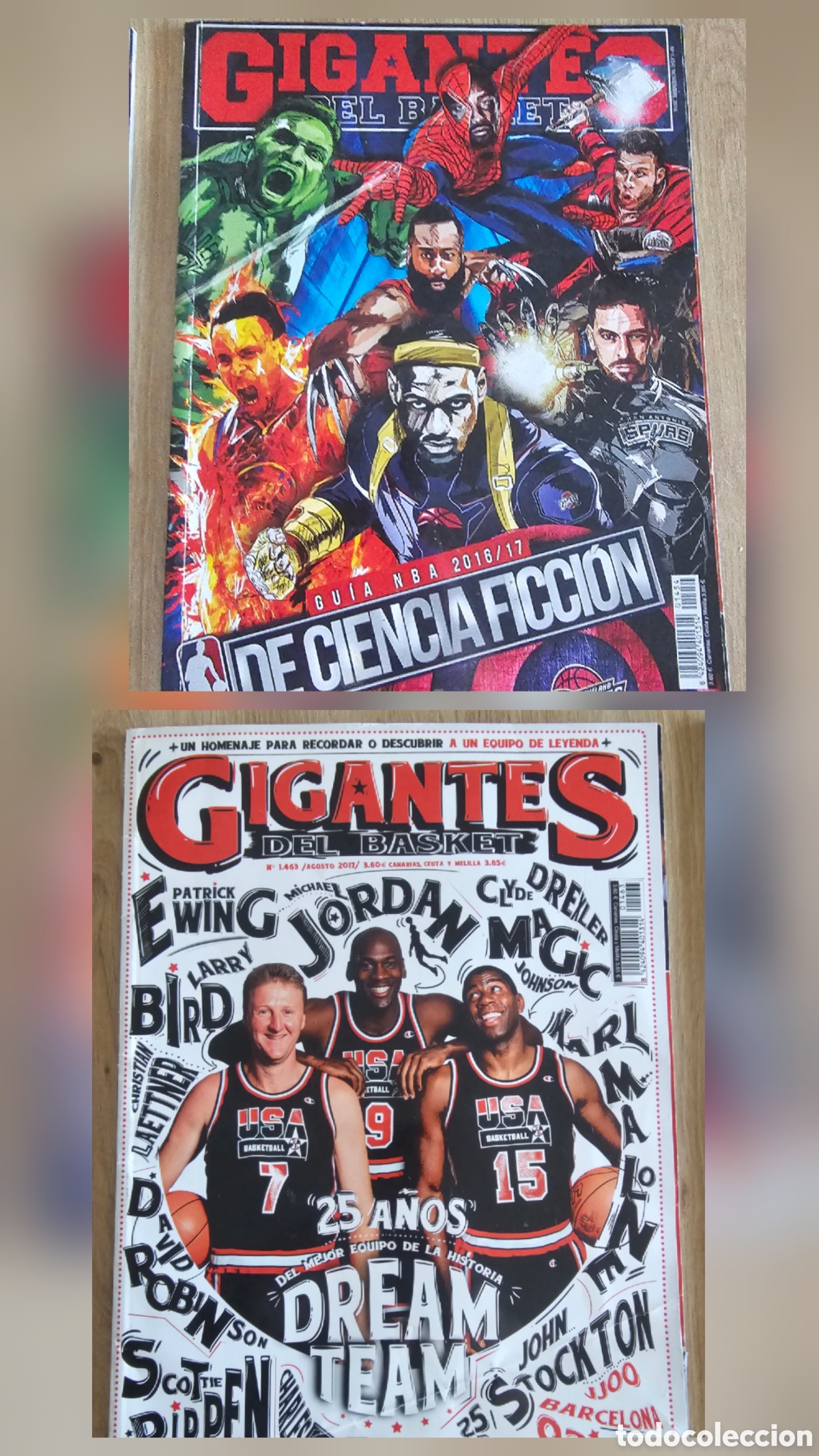 Sammeln von Zeitschriften und Zeitungen: 2 Revistas especiales Gigantes del basket