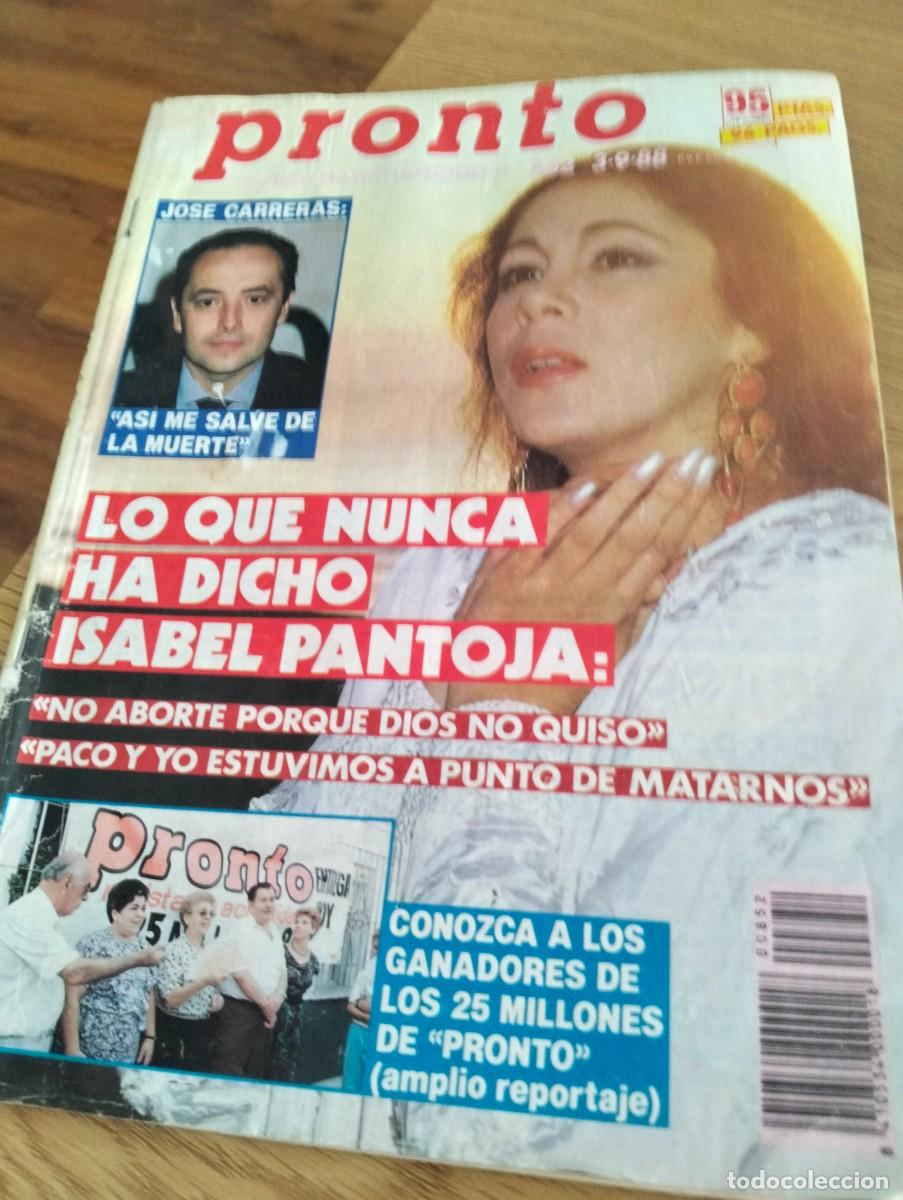 Coleccionismo de Revistas y Peri&oacute;dicos: Pronto Isabel Pantoja
