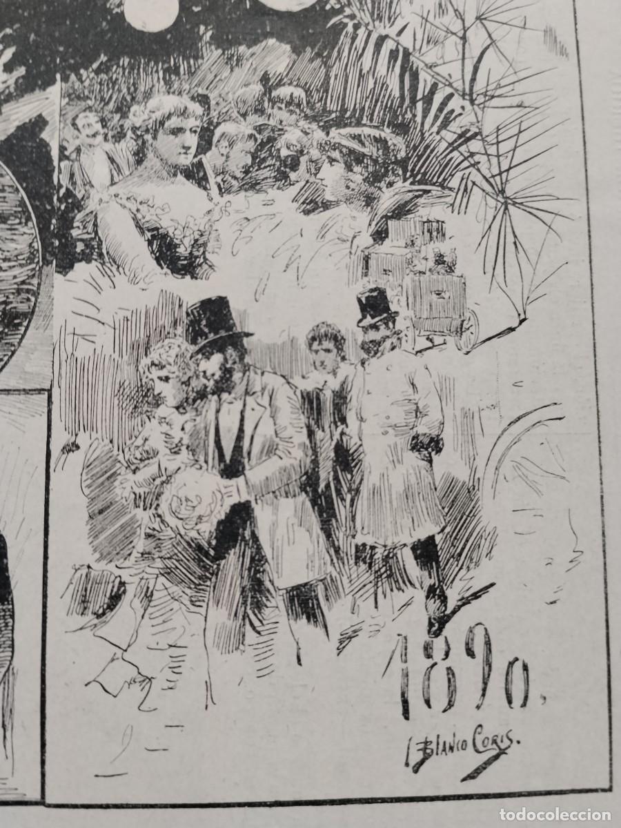 Sammeln von Zeitschriften und Zeitungen: ALEGORIA FEBRERO DIBUJO J.BLANCO COLIS REVISTA A&Ntilde;O 1890