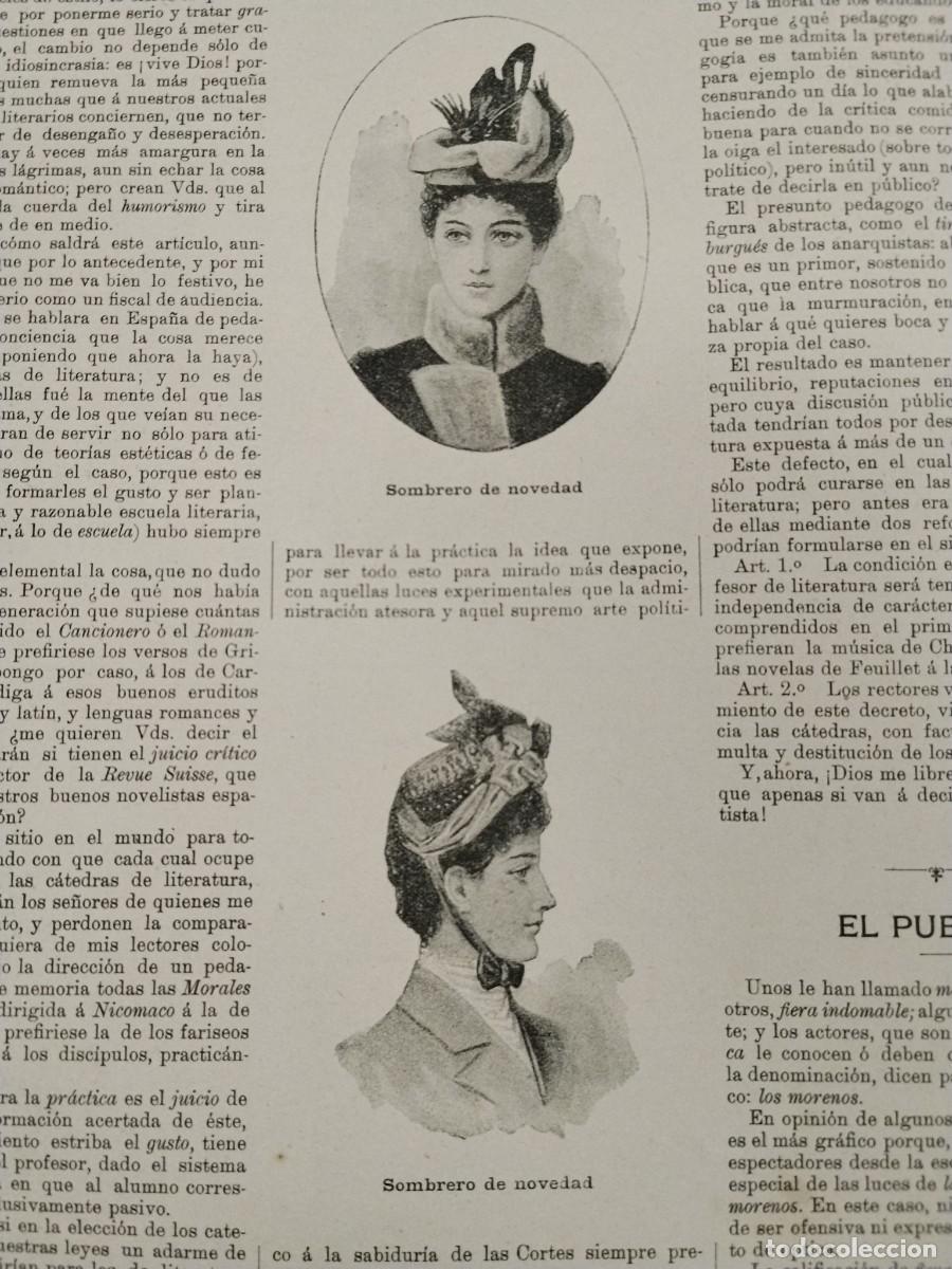 Sammeln von Zeitschriften und Zeitungen: LAS FIESTAS DE MADRID MISA DE CAMPA&Ntilde;A REGRESO DE LAS CARRERAS HIPODROMO REVISTA A&Ntilde;O 1890