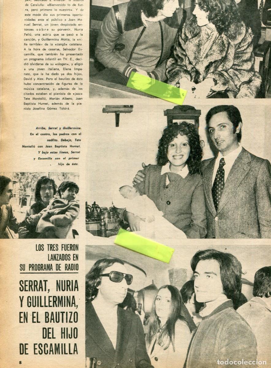 Sammeln von Zeitschriften und Zeitungen: REVISTA ENTERA A&Ntilde;O 1972 TETE MONTOLIU HUMET ESCAMILLA SERRAT XAVIER CUGAT SANDRA LE BROQ