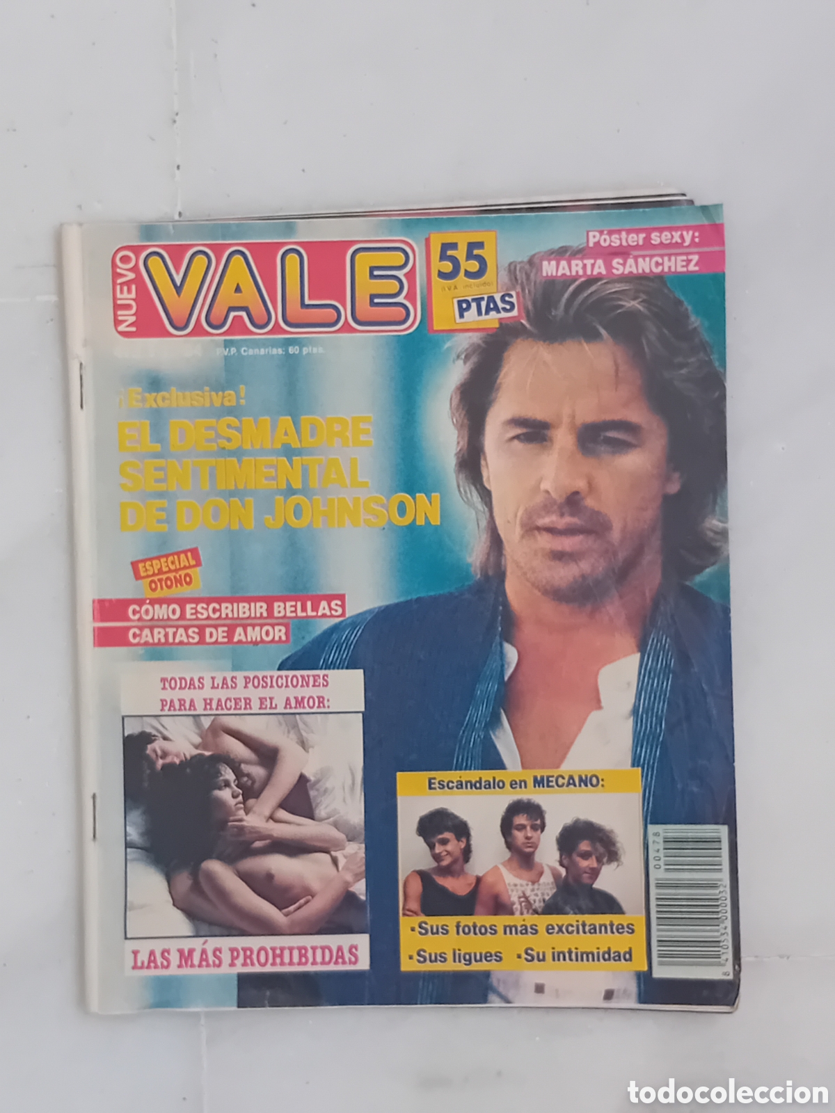 Coleccionismo de Revistas y Peri&oacute;dicos: REVISTA NUEVO VALE POSTER MARTA SANCHEZ