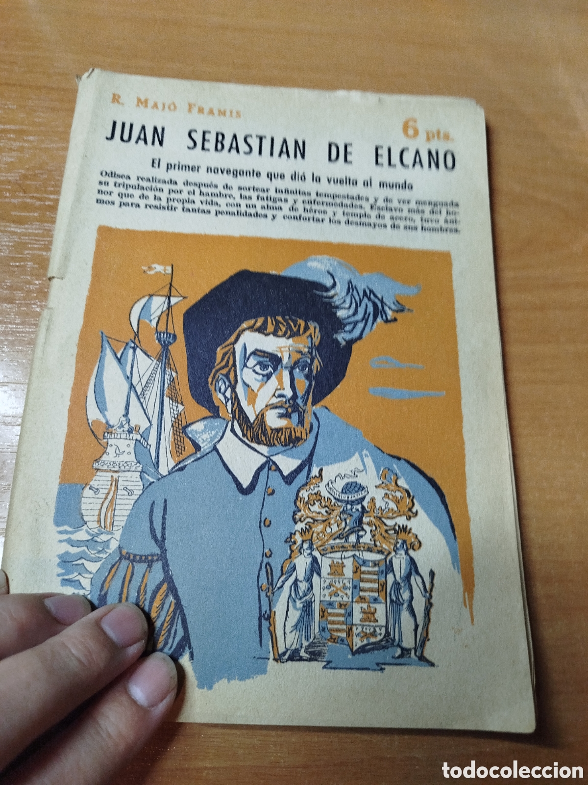 Coleccionismo de Revistas y Peri&oacute;dicos: Juan Sebasti&aacute;n Elcano. Revista literaria novelas y cuentos. Maj&oacute; framis