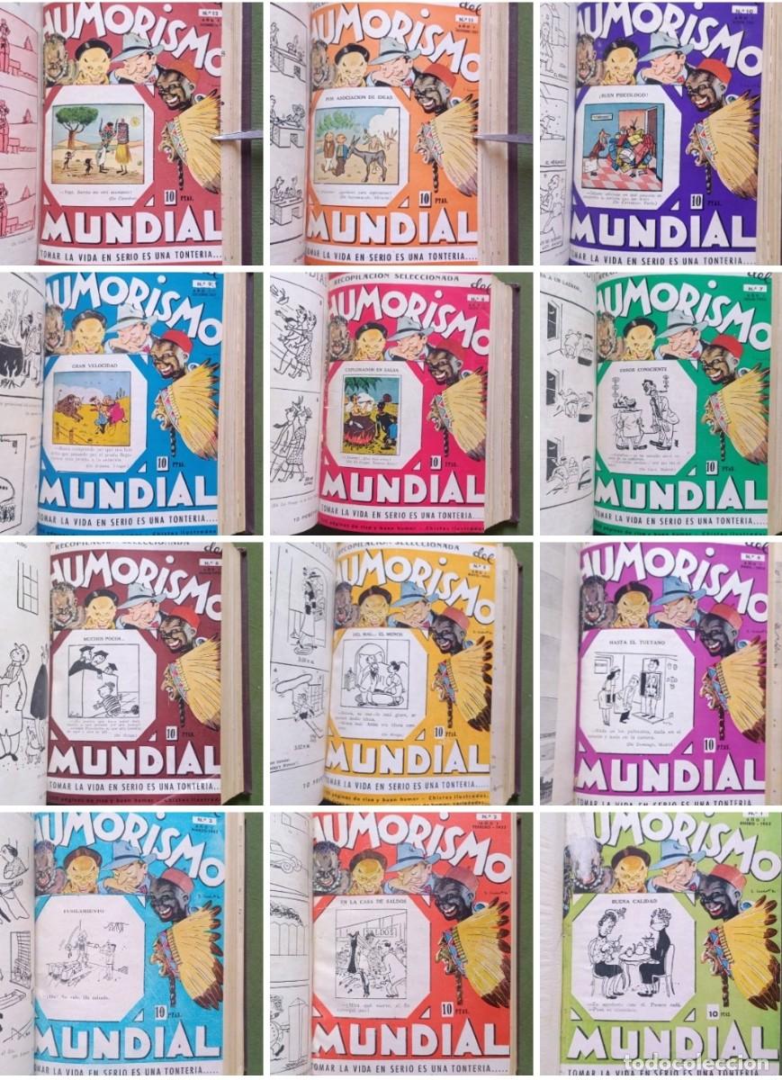 Sammeln von Zeitschriften und Zeitungen: HUMORISMO MUNDIAL - 12 PRIMERAS REVISTAS (1 al 12) - ENERO A DICIEMBRE DE 1952 - D20